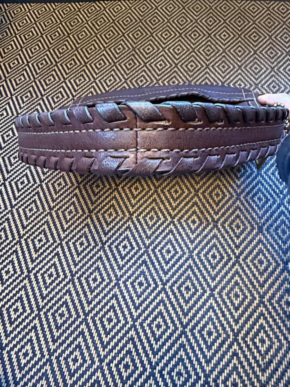 Vintage Y2K coach vachetta whipstitch ergo belted flap 11226 - Picture 4 of 14